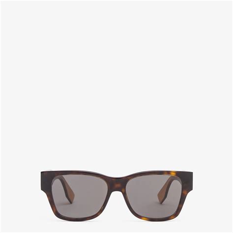 fendi dark havana sunglasses on face|Fendi sunglasses price.